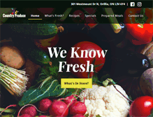 Tablet Screenshot of countryproduce.ca